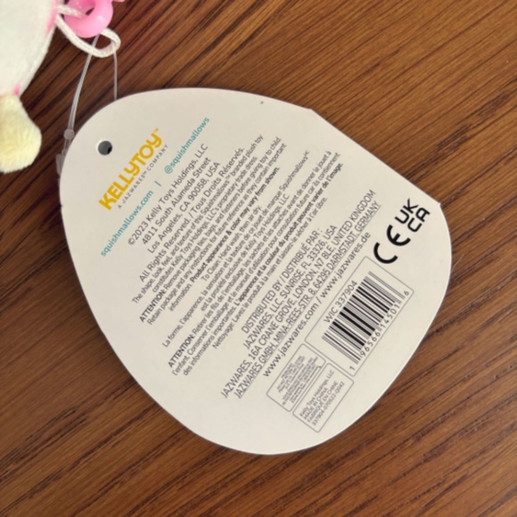 NWT Squishmallows 8" + Clip Evangelica the Cow (Fuzzy Belly) US Exclusive LOT - Picture 14 of 15